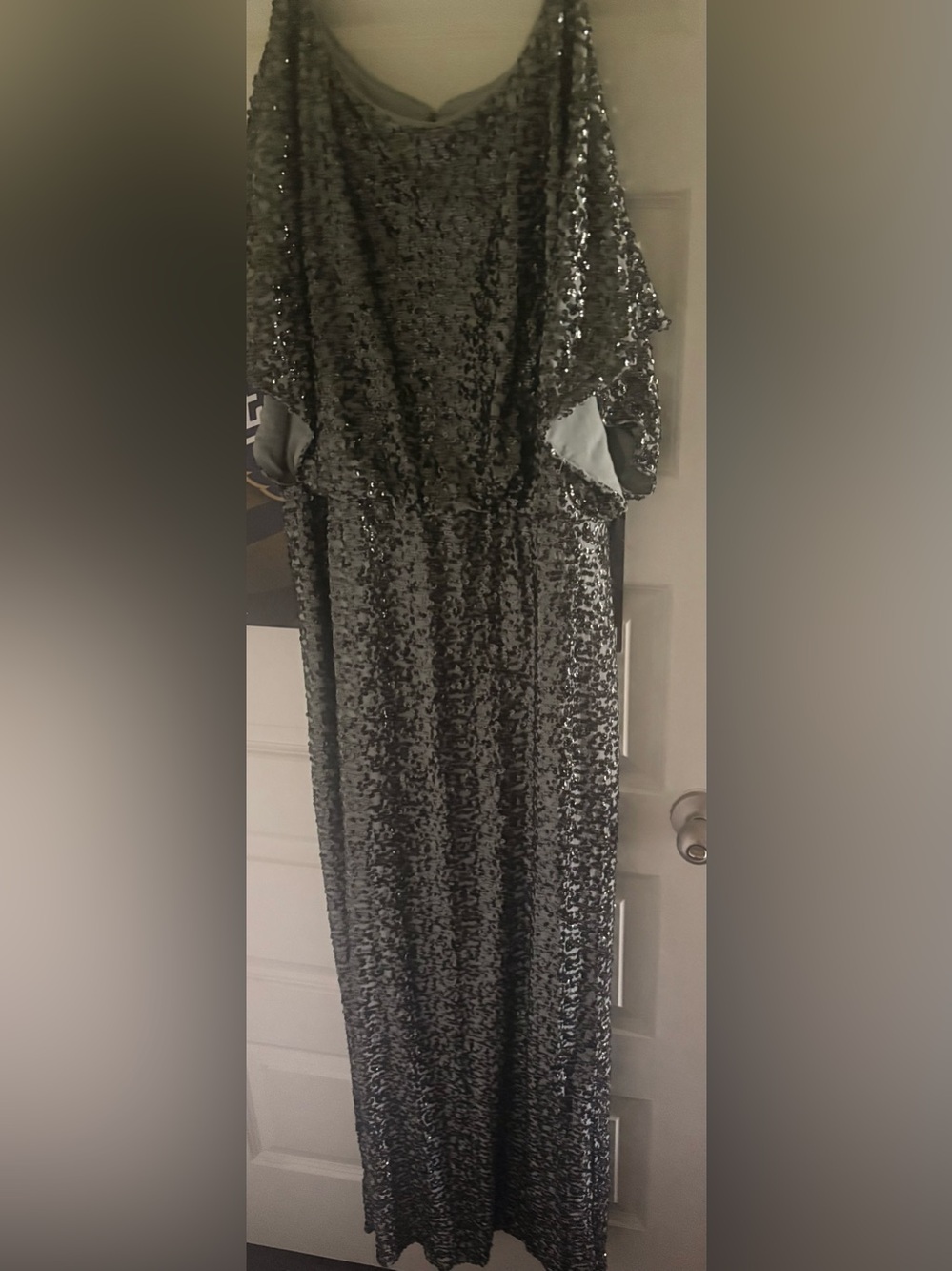 Alex Evenings smokey blue Sequin Evening Dress - Picture 1 of 5